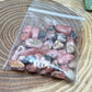 Rhodochrosite Crystal Chip Bag