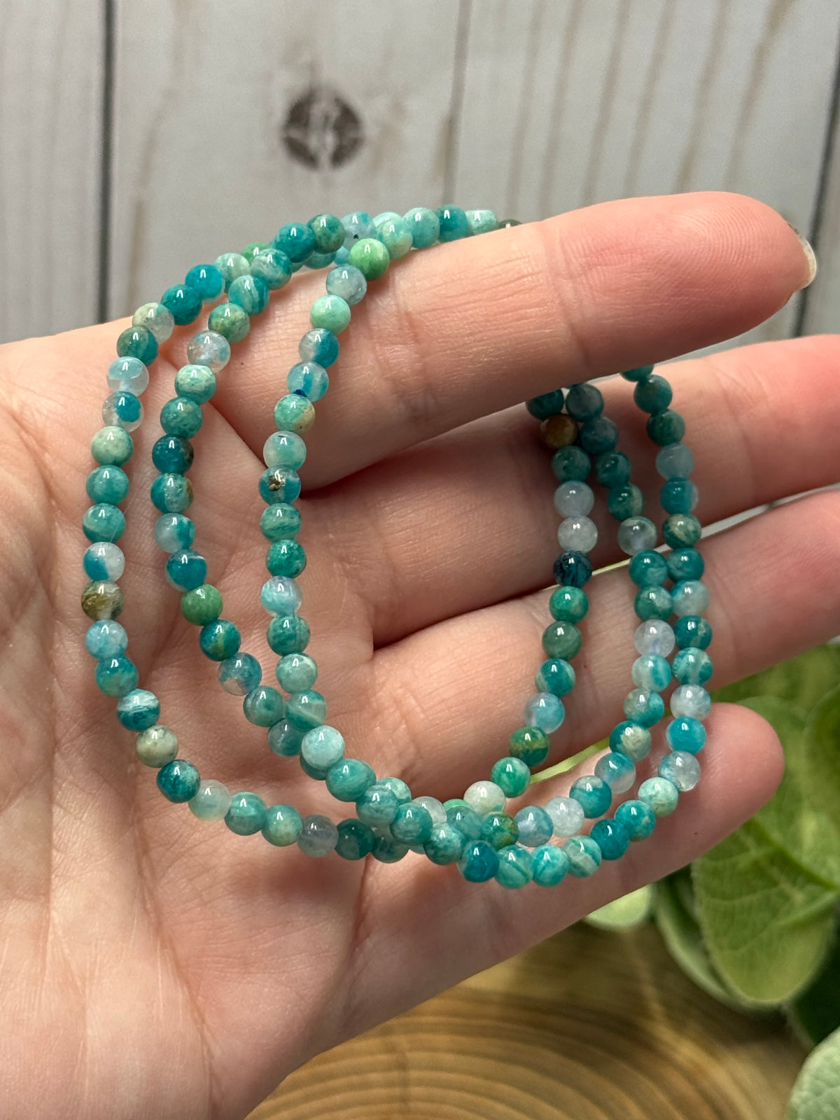 Amazonite - Bracelet 4 mm