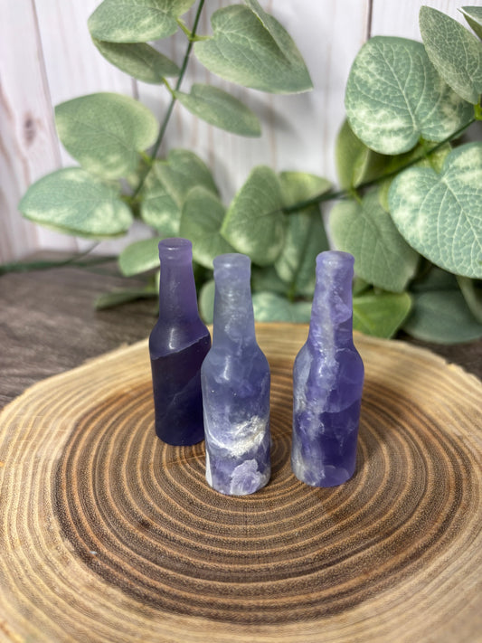 Fluorite Bottle Carving