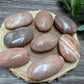 Peach Moonstone Palm Stones