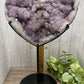 Extra Large Amethyst Heart on Stand