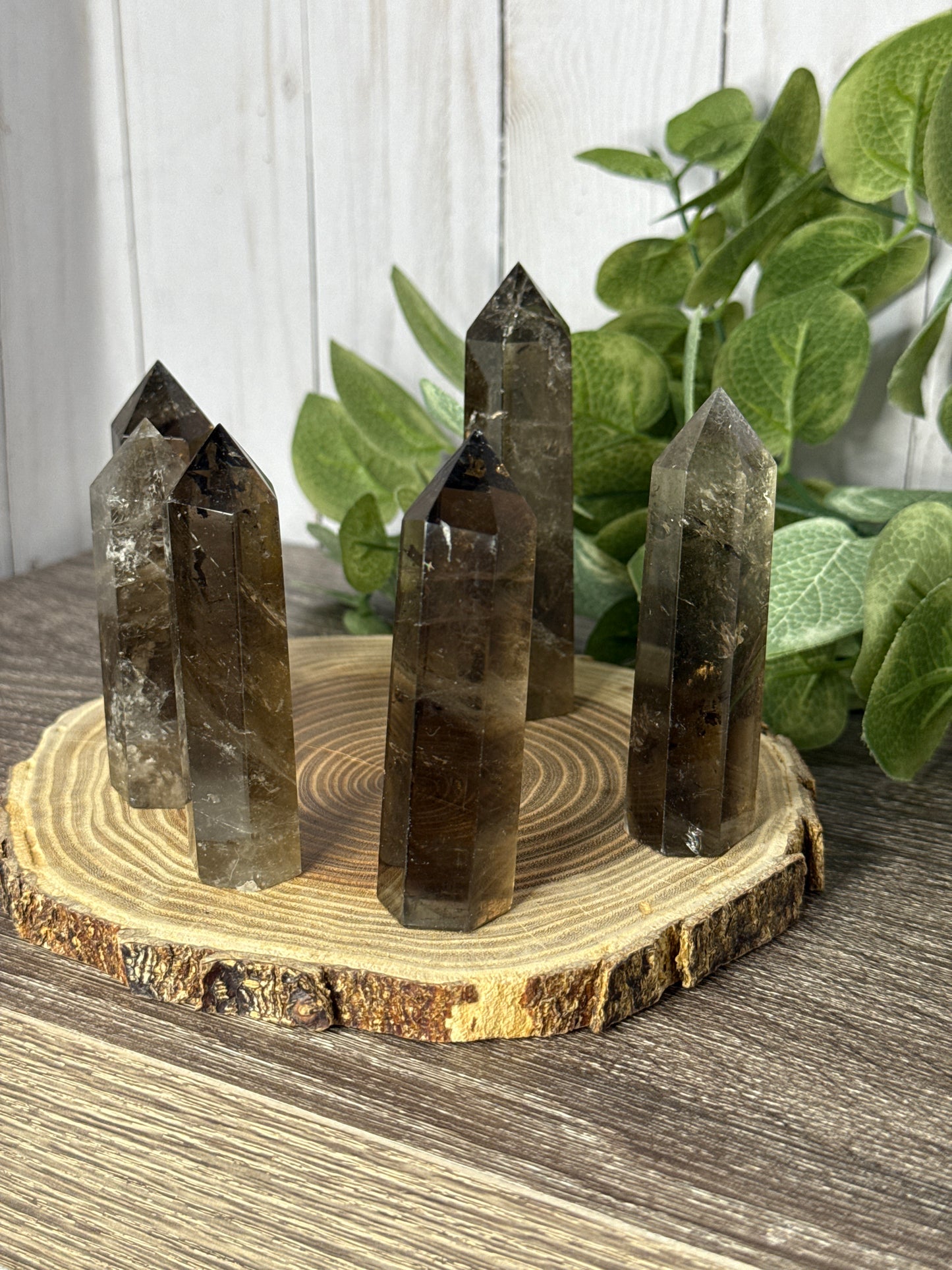 Smokey Quartz Towers