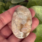 Flower Agate Palm Stones