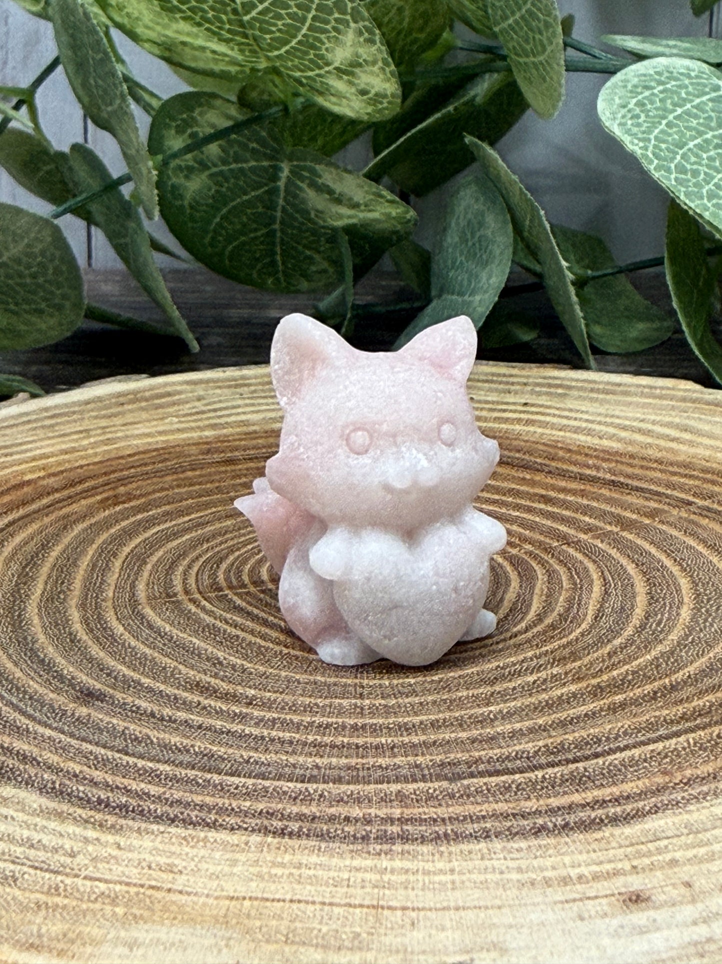 Small Nine Tailed Fox Carvings
