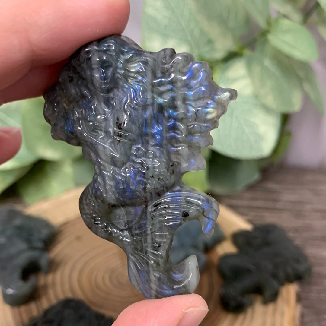 Labradorite Carved Mermaids