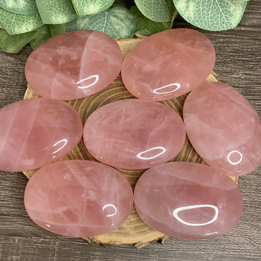 Rose Quartz Palm Stones