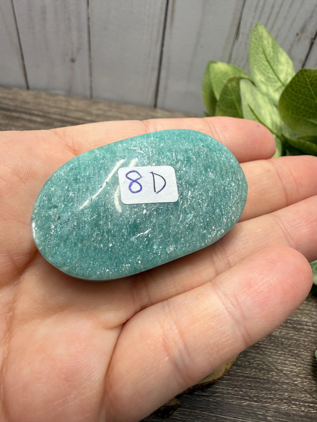 Amazonite Palm Stones