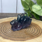 Nine Tailed Fox Fluorite Carvings