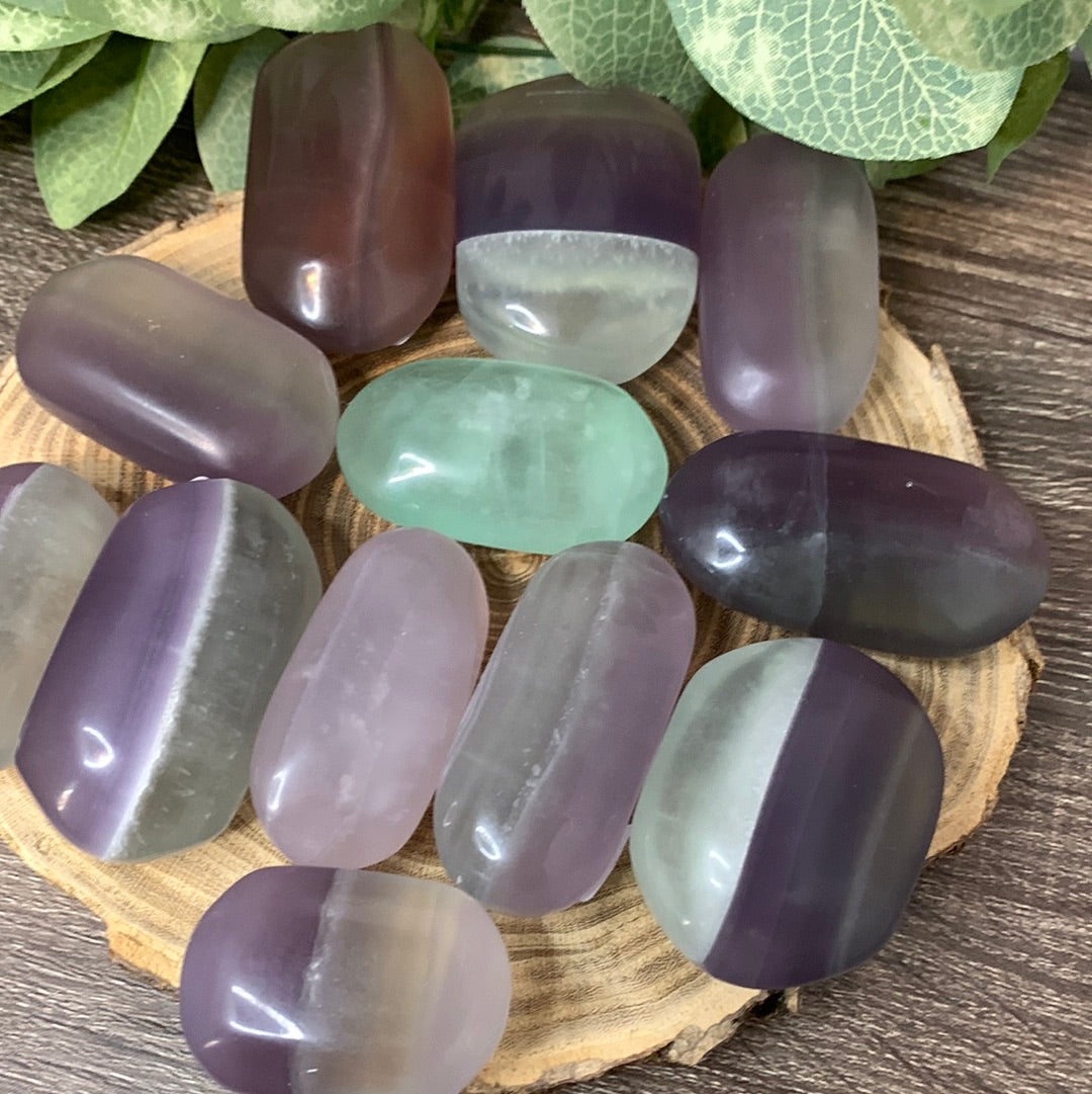 Fluorite Palm Stones