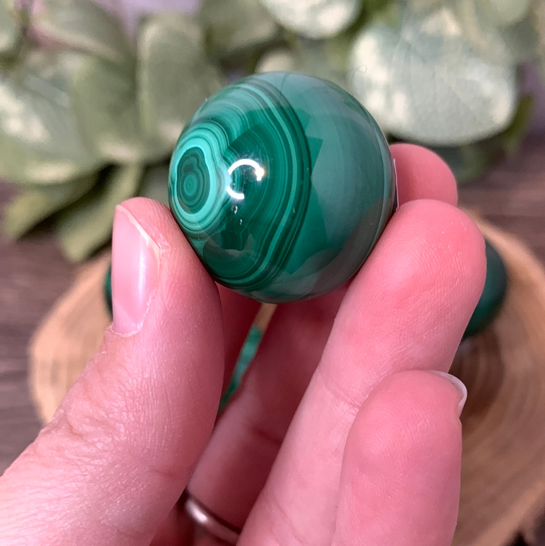 Malachite Small Spheres