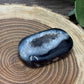 Black Agate Palm Stones