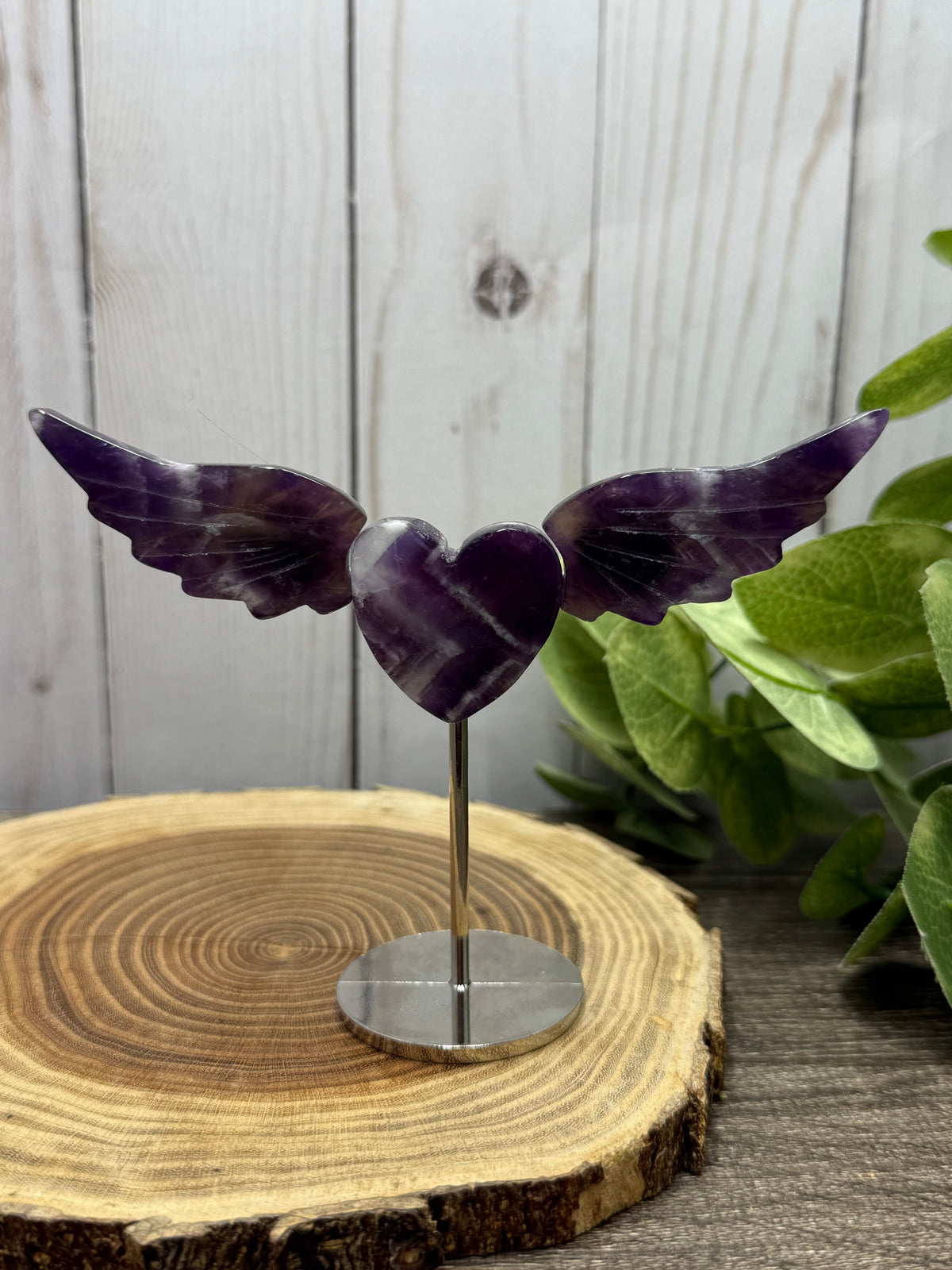 Heart With Wings on Stand