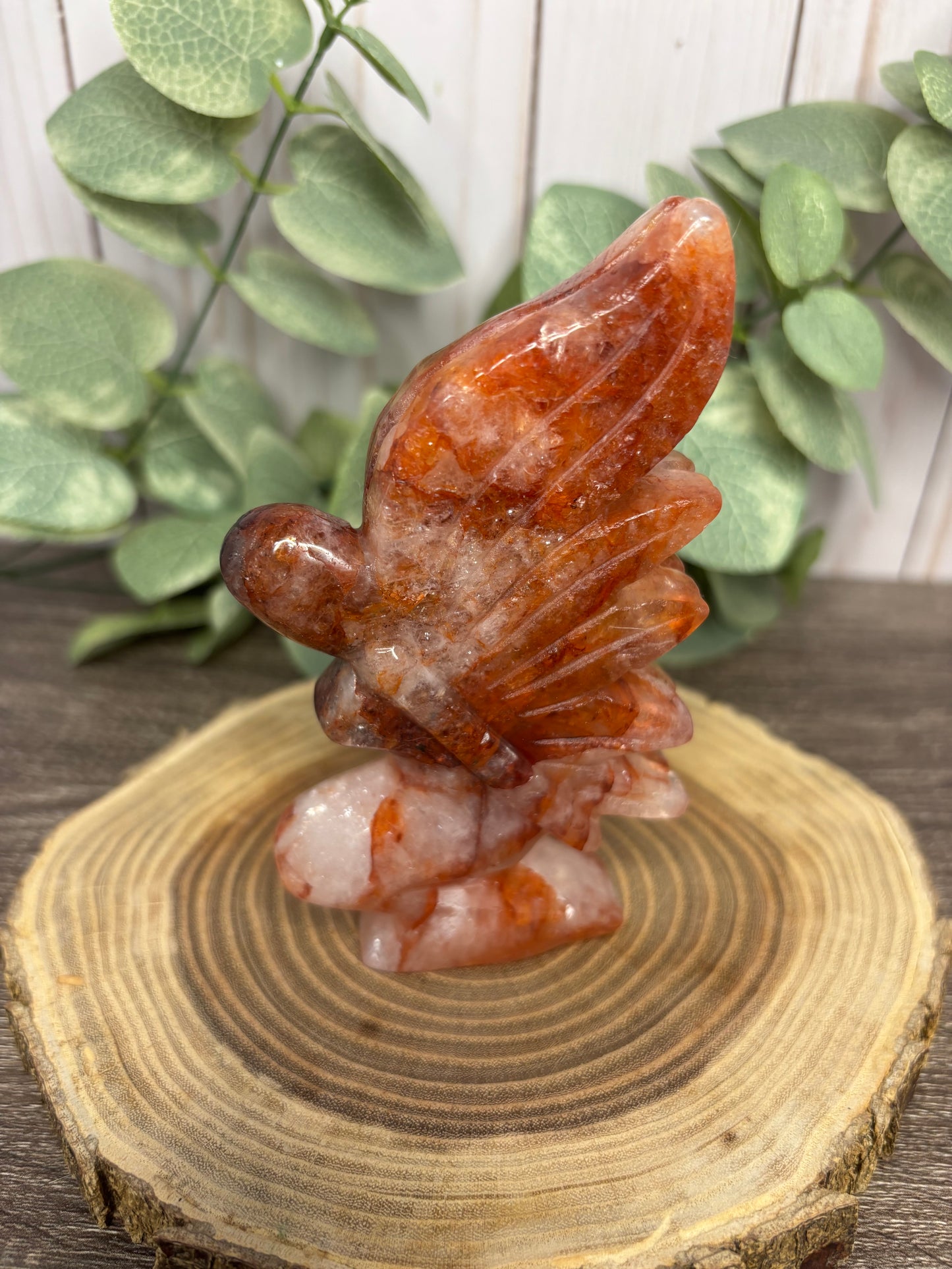 Fairy Fire Quartz Carving