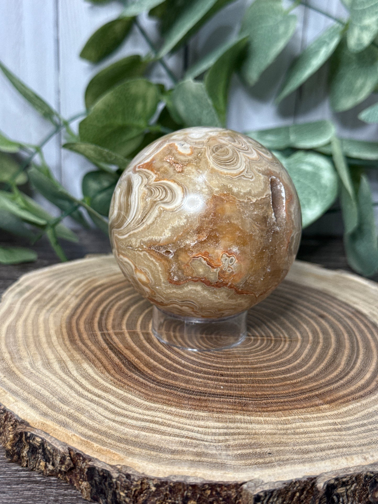 Chocolate Calcite Spheres