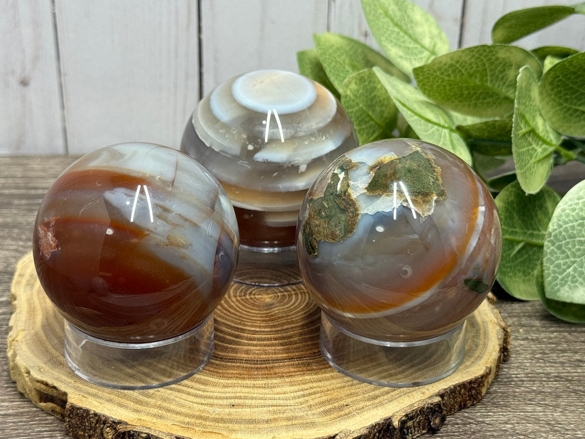 Agate Spheres