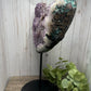 Extra Large Amethyst Heart on Stand