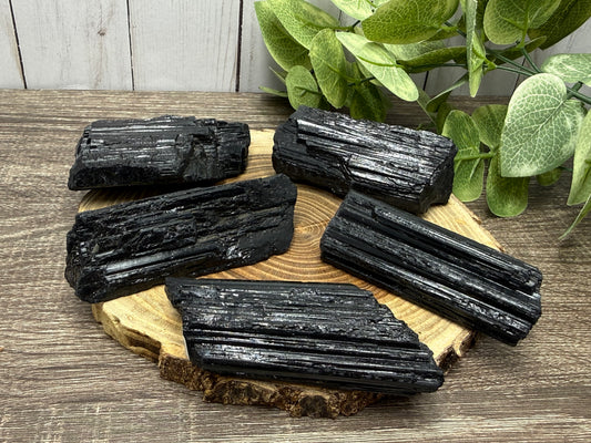 Black Tourmaline Raw - Larger