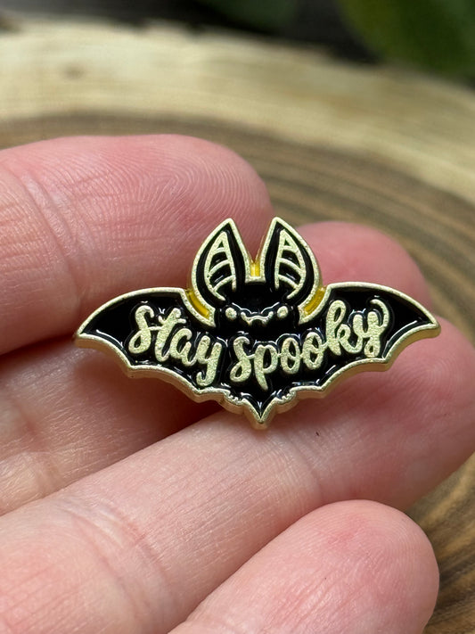 Bat Stay Spooky Pin
