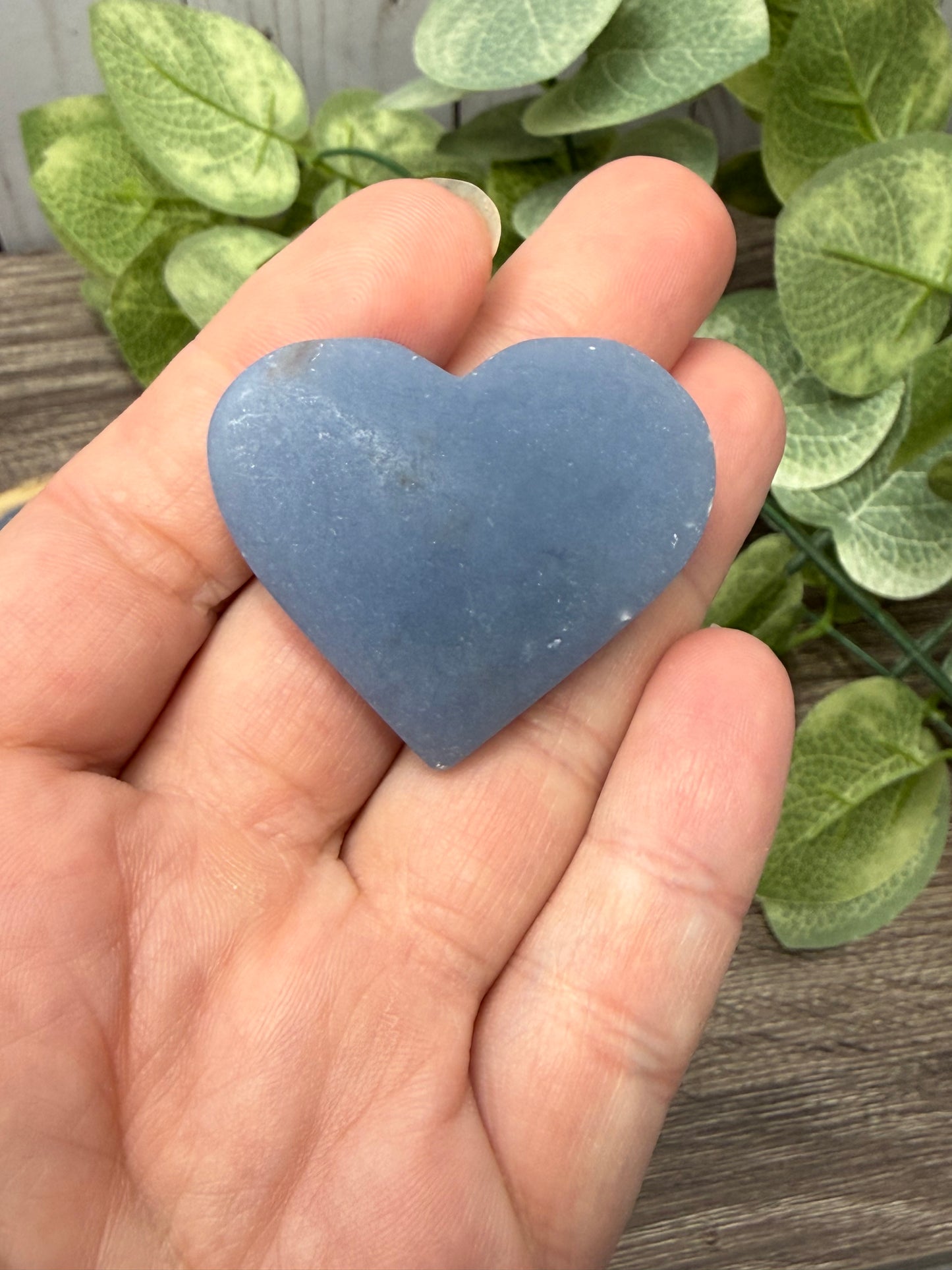 Angelite Carved Hearts