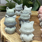 Small Nine Tailed Fox Carvings