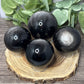 Silver Sheen Obsidian Sphere