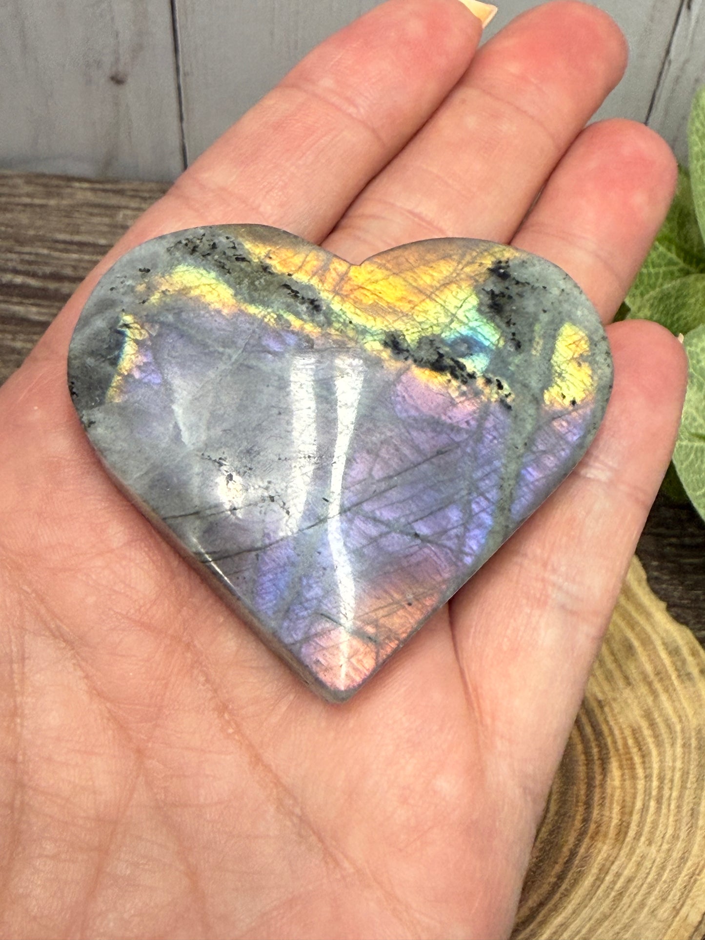 Labradorite Hearts