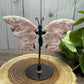 Butterfly Wings on Stand - Pink Opal