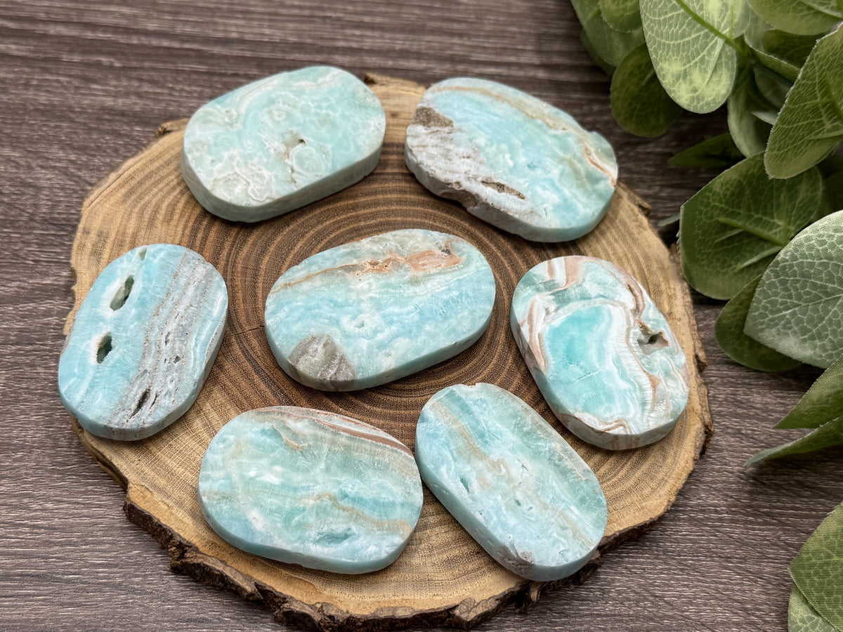 Caribbean Calcite Palm Stones