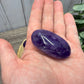 Chevron Amethyst Palm Stone
