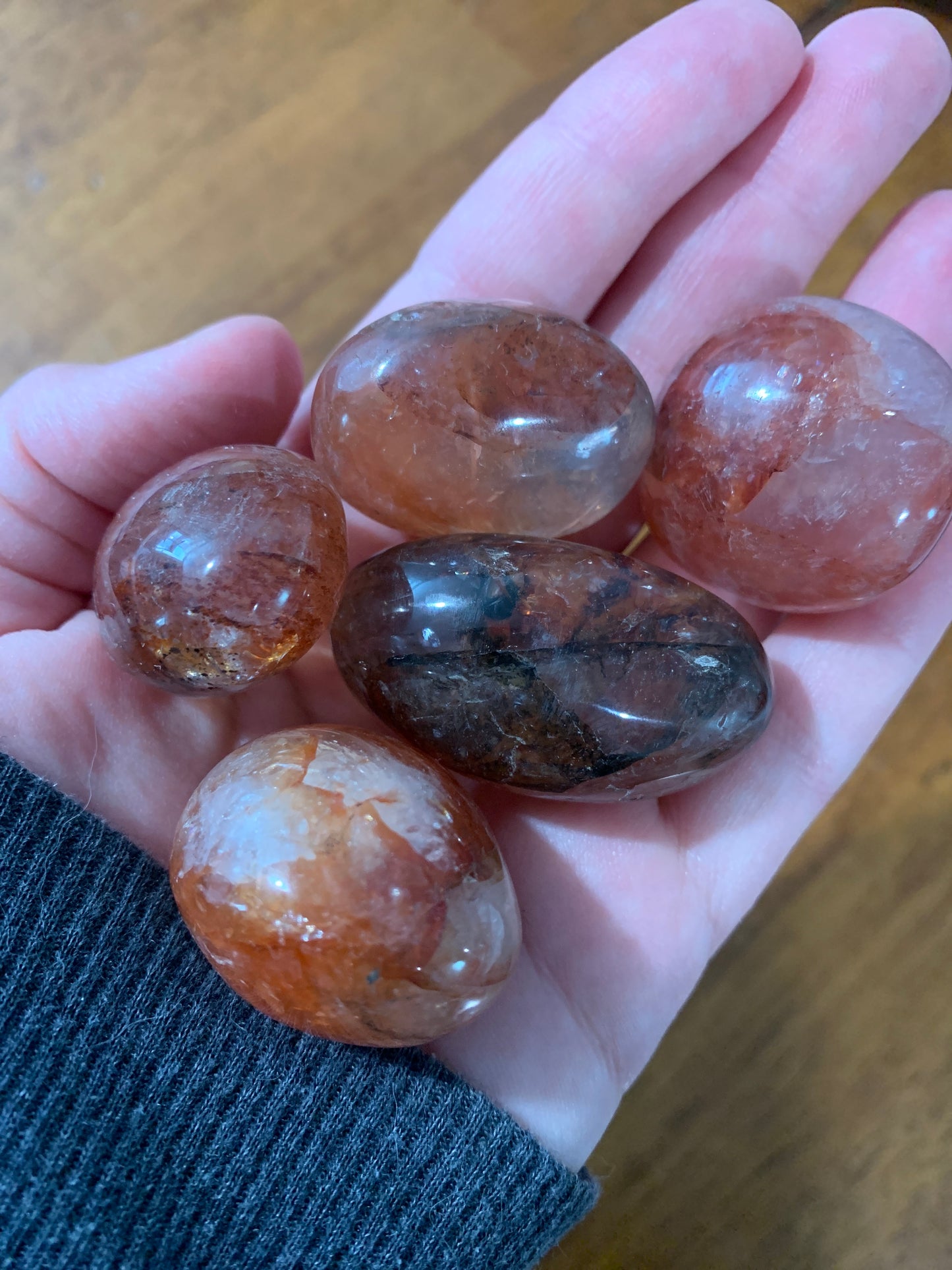 Fire Quartz Tumbles