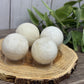 White Moonstone Spheres