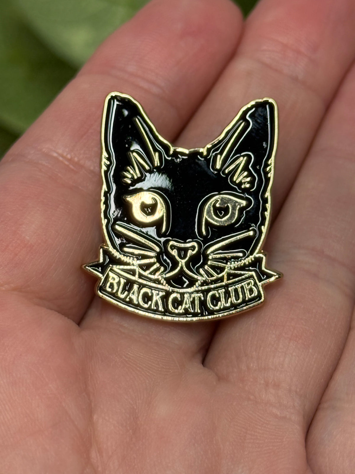 Black Cat Club Pin