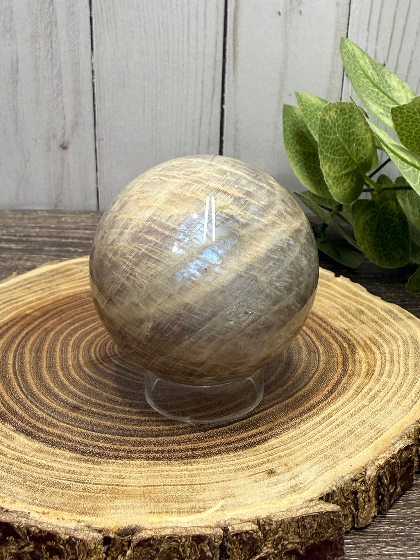 Grey Moonstone Sphere