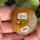 Carnelian Palm Stones