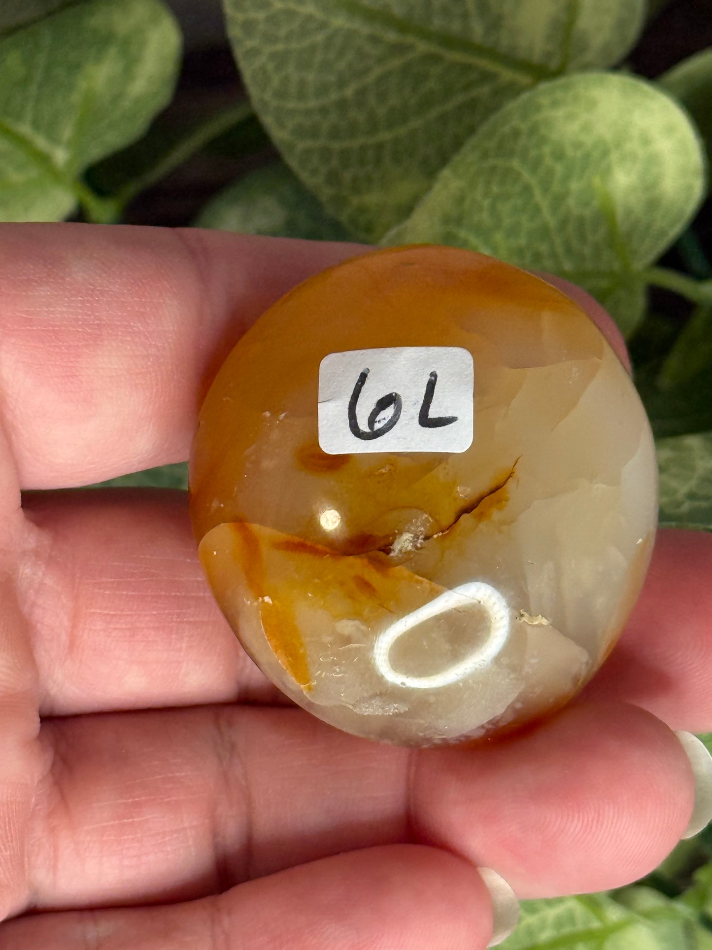 Carnelian Palm Stones