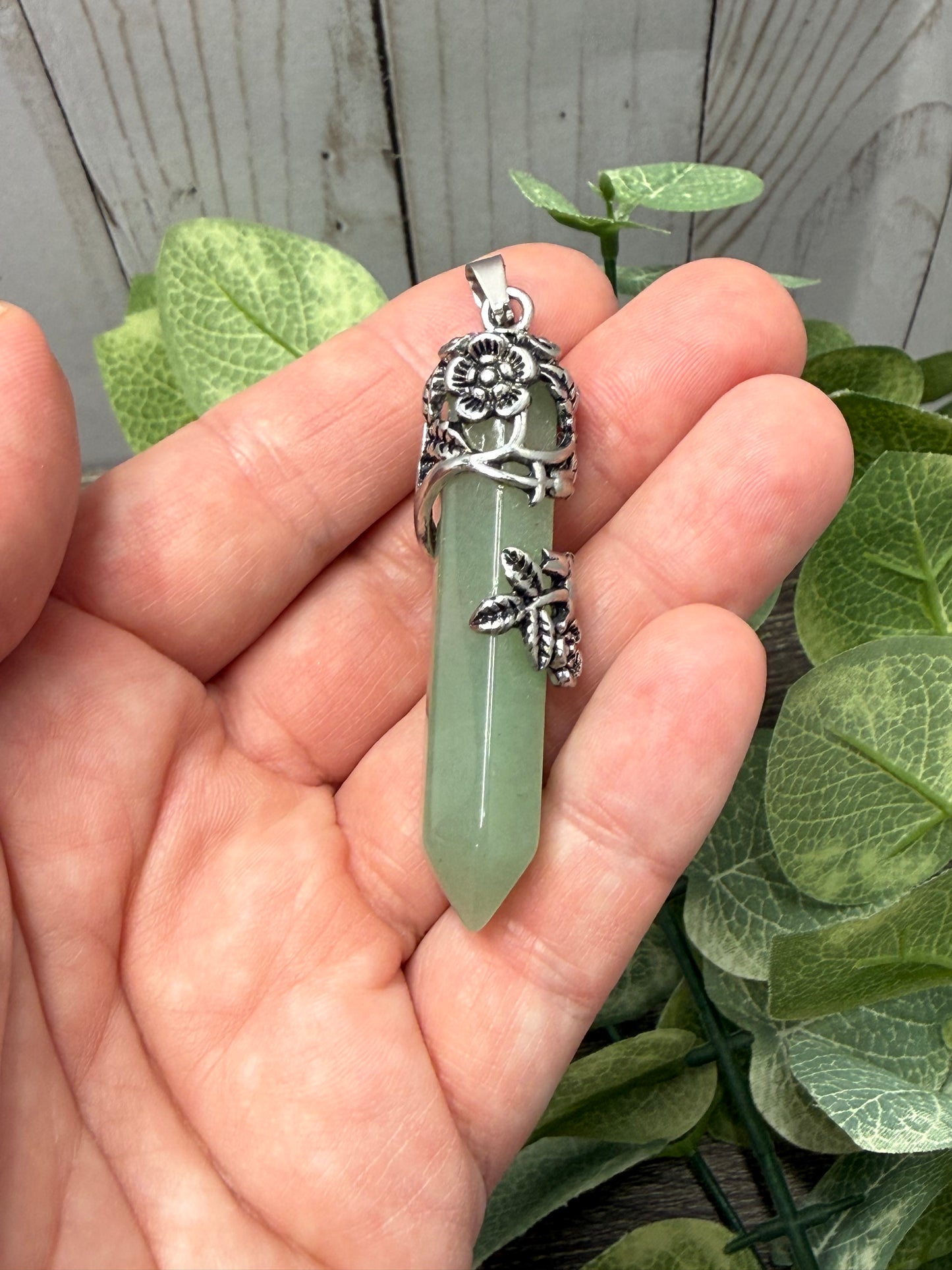 Flower Wrapped Pendant