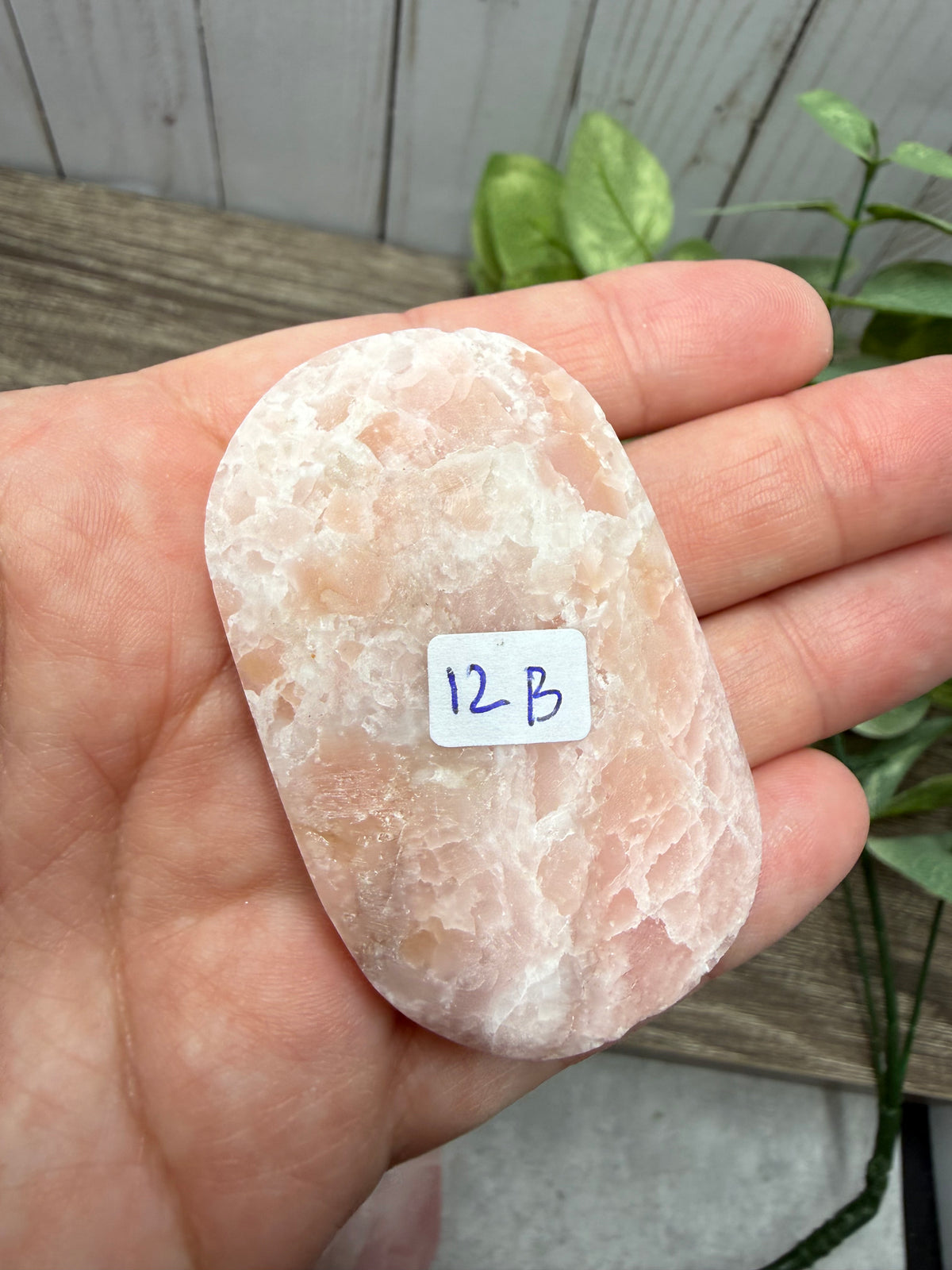 Pink Opal Palm Stones