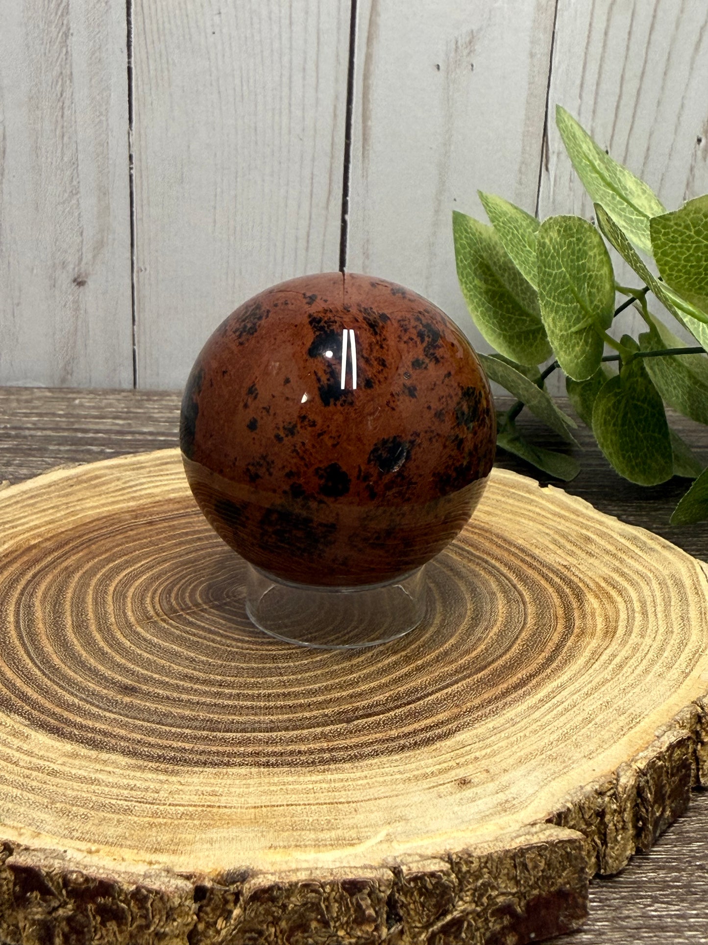Mahogany Obsidian Sphere