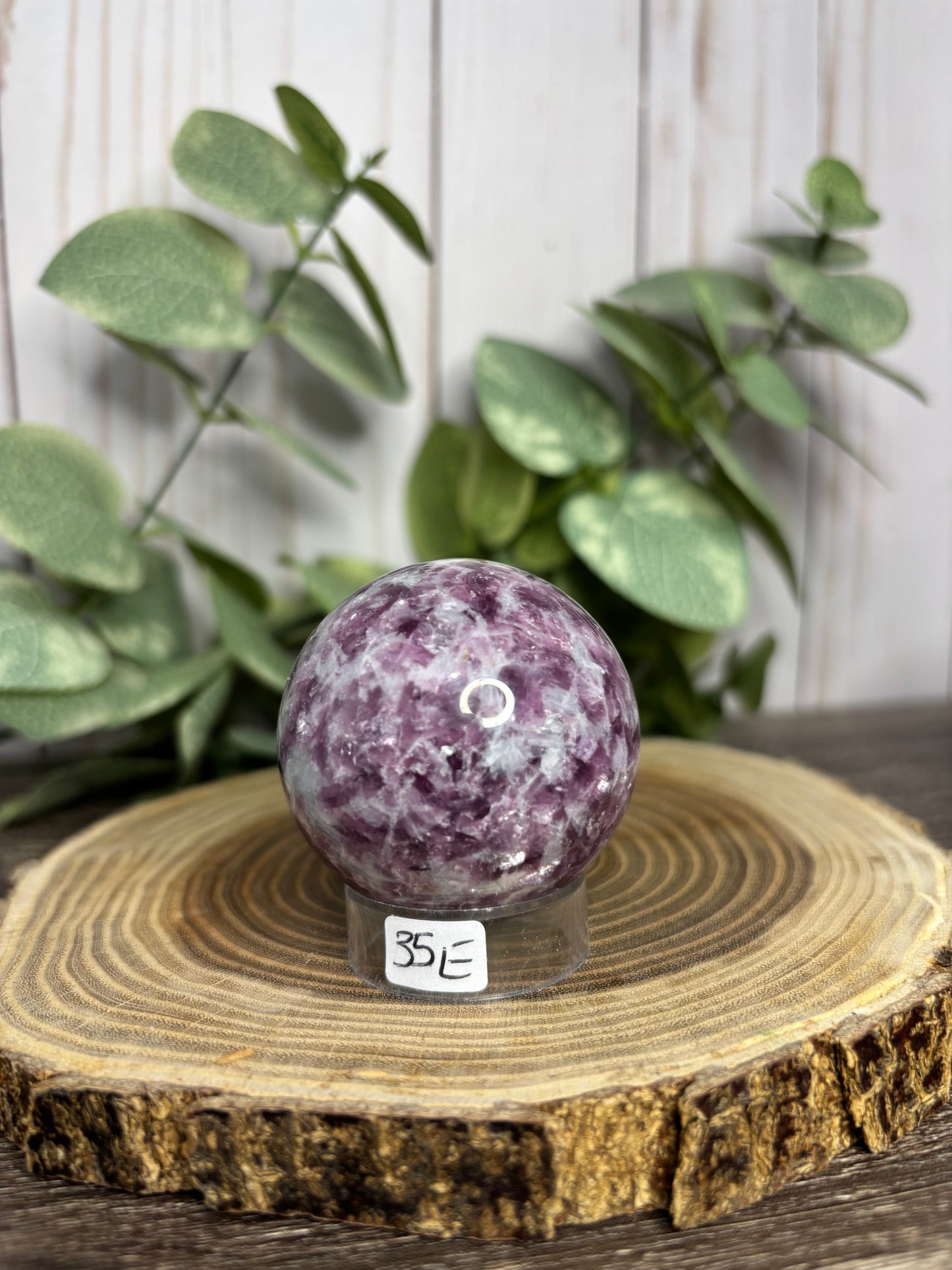 Lepidolite Sphere