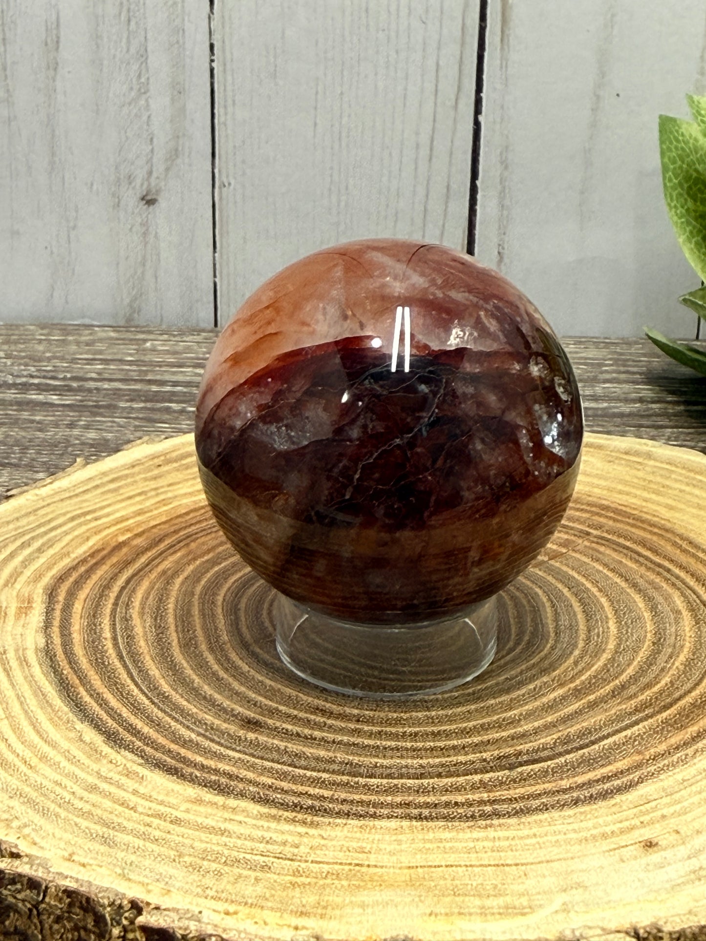 Fire Quartz Spheres