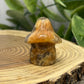 Crystal Ghost Carving With Mushroom Hat