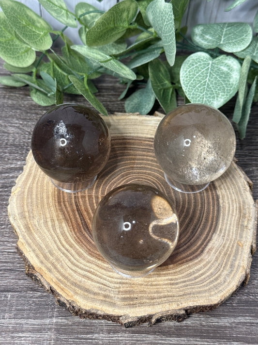 Smokey Quartz Spheres