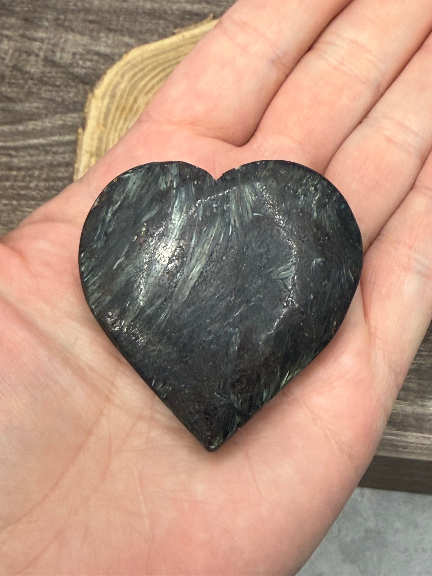 Garnet and Astrophyllite Hearts