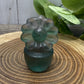 Fluorite Flowers In A Pot Carving