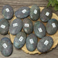 Ruby & Fuchsite Palm Stones