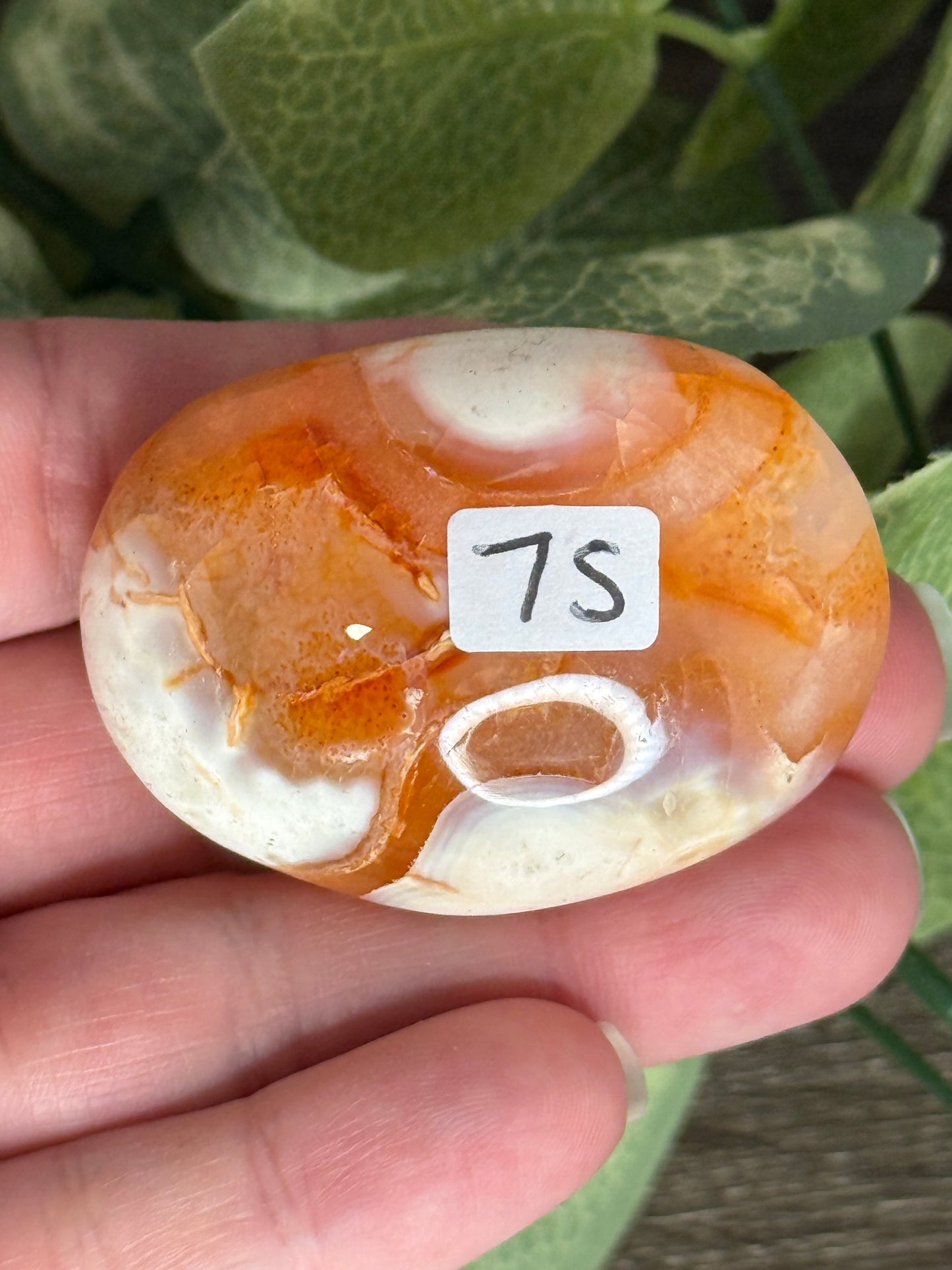 Carnelian Palm Stones