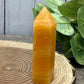 Orange Calcite Tower