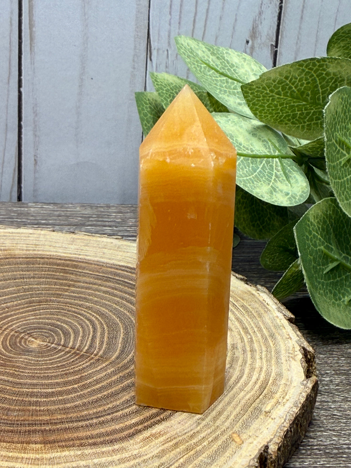 Orange Calcite Tower