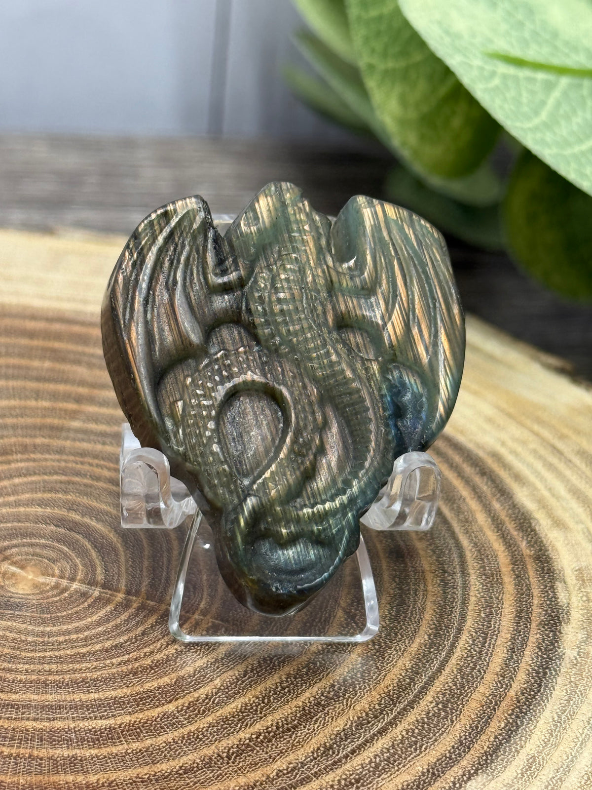 Labradorite Carved Dragons