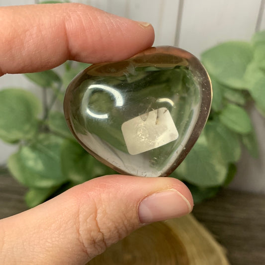 Smokey Quartz Carved Heart